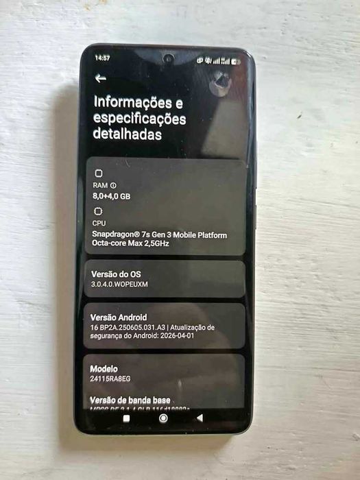 redemi note 14 pro 5G como novo..