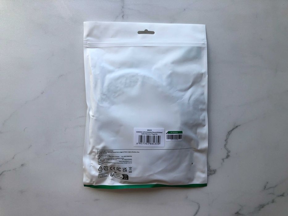 Патч-корд Ugreen CAT8 male-male Ethernet кабель 5 м