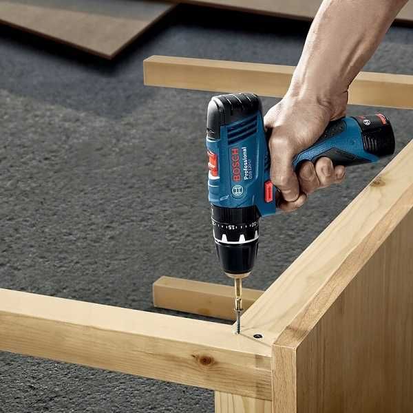 Wkrętarko Wiertarka Akumulatorowa Udarowa 12V Zestaw 2x Akumulator