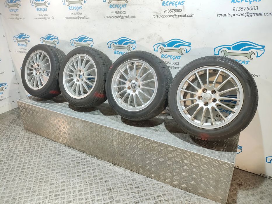 - Conjunto Jantes 17 Originais Jaguar S-type Mk2 X200 7,5J ET60 5x108