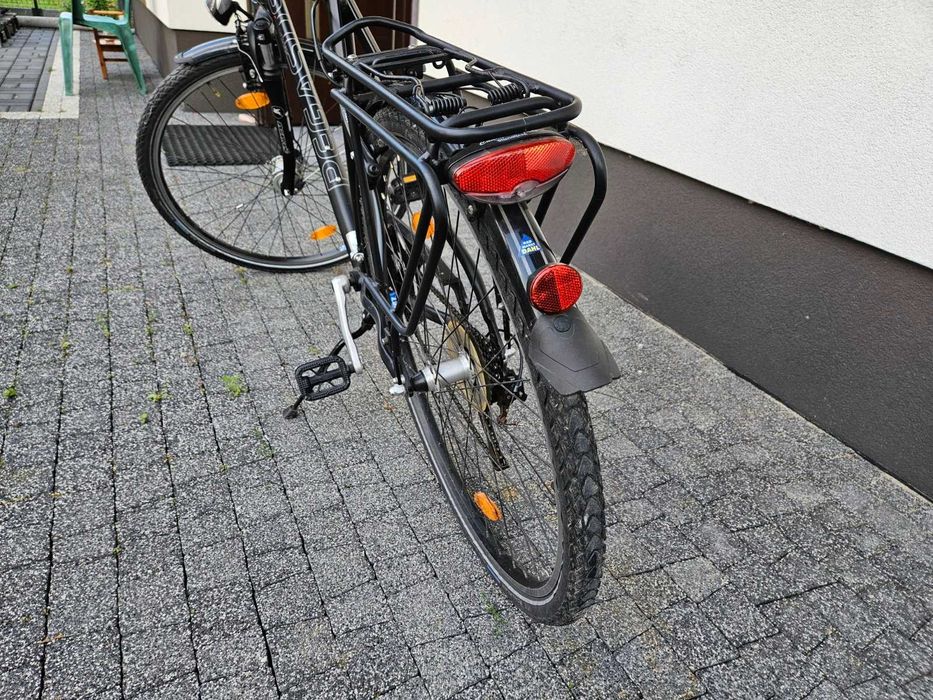 Rower męski trekkingowy Pegasus Solero aluminowy lekki shimano DEORE SR Suntour LED koła 28 cali rozmiar ramy 54cm
