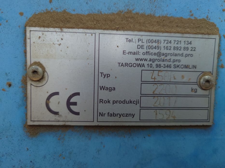 Brona talerzowa Agroland 4.5. amazone