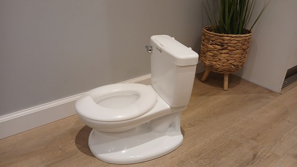 Nocnik Summer, mała dziecięca  toaleta, dźwięk spłuczki, schowek.