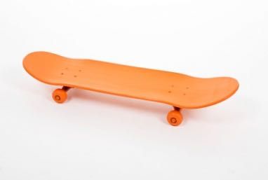 Skateboard sem grip tape - totalmente pintado