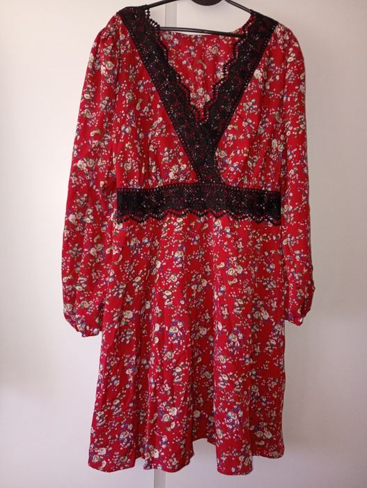 Sukienka koronka plus size 3xl 4 xl