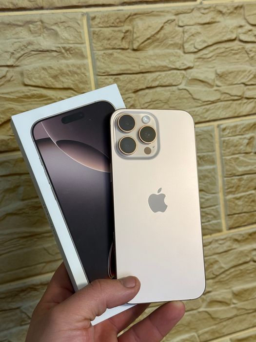 IPhone 16 Pro Max 512gb Dessert Titanium / айфон 16 про Макс золотий