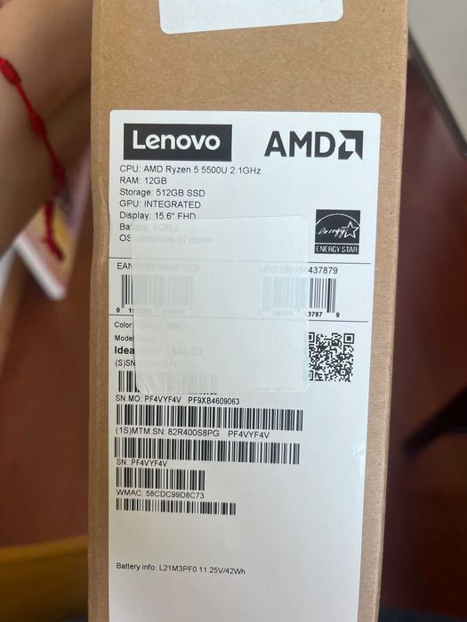 Lenovo IdeaPad Ryzen 5 / 16GB / 512GB SSD – Como Novo