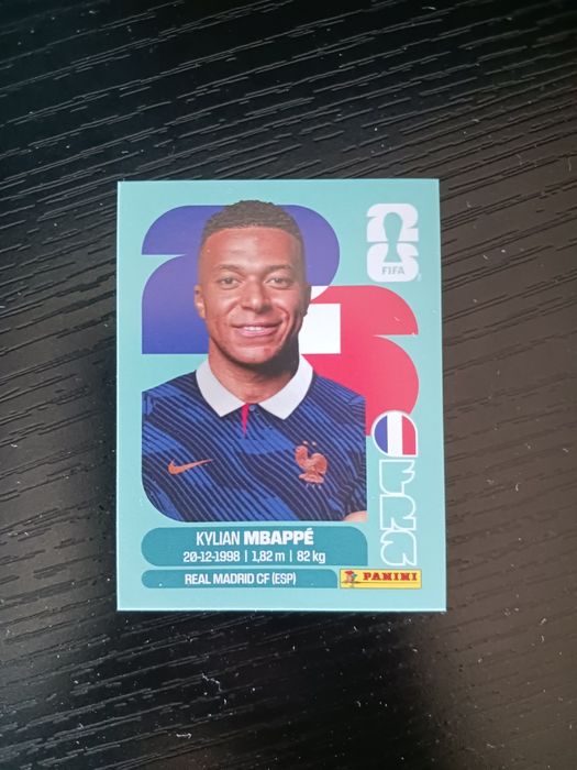 Cromo do MBAPPÉ WC 26