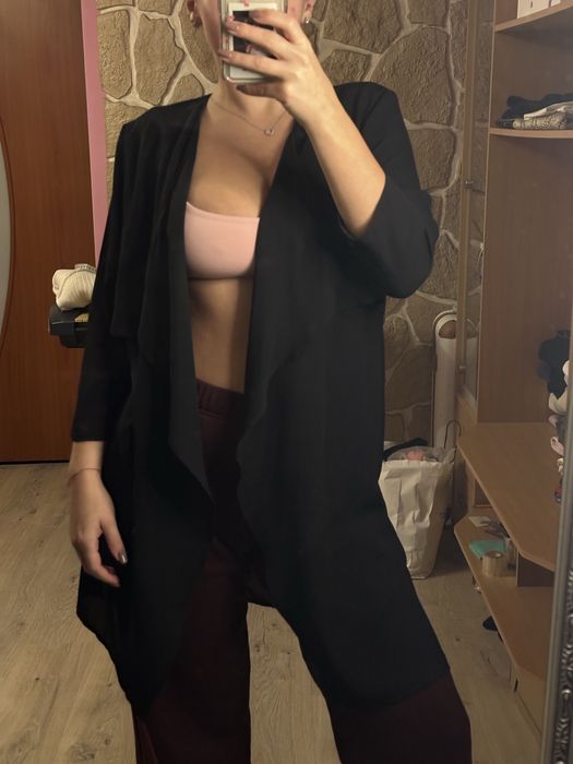 Ciemna narzuta H&M | 40 L | wada niewidoczna podczas noszenia