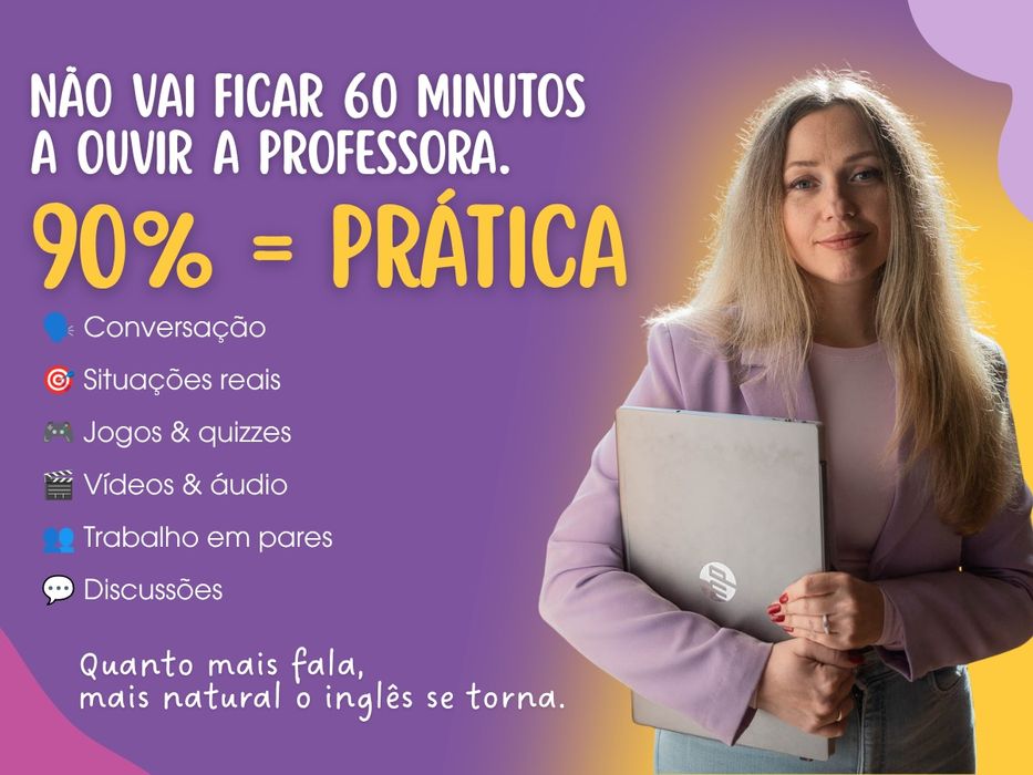 Inglês Online para Adultos | Mini-Grupos desde 5€/aula