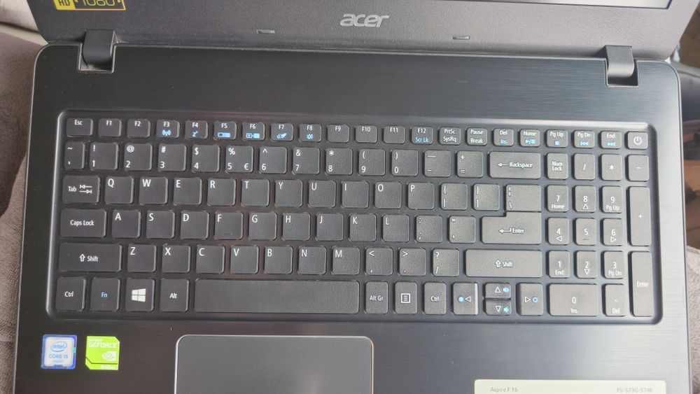 Zadbany Acer F15 i5 16GB RAM SSD po Serwisie! Win10