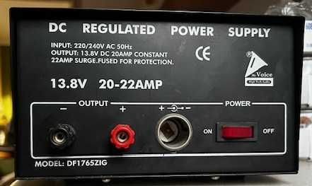 Zasilacz warsztatowy 13,8V 20A.