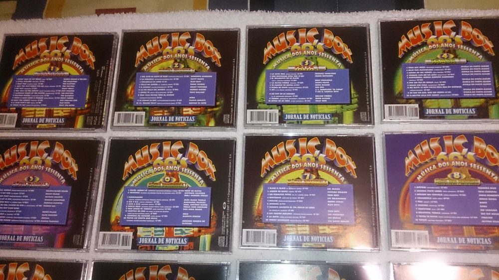 music box 60`s - música dos anos sessenta (coleção completa 18 cds)