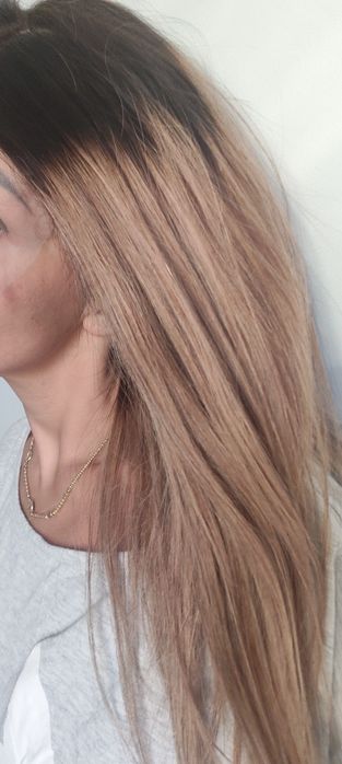 Peruka włos ludzki naturalny