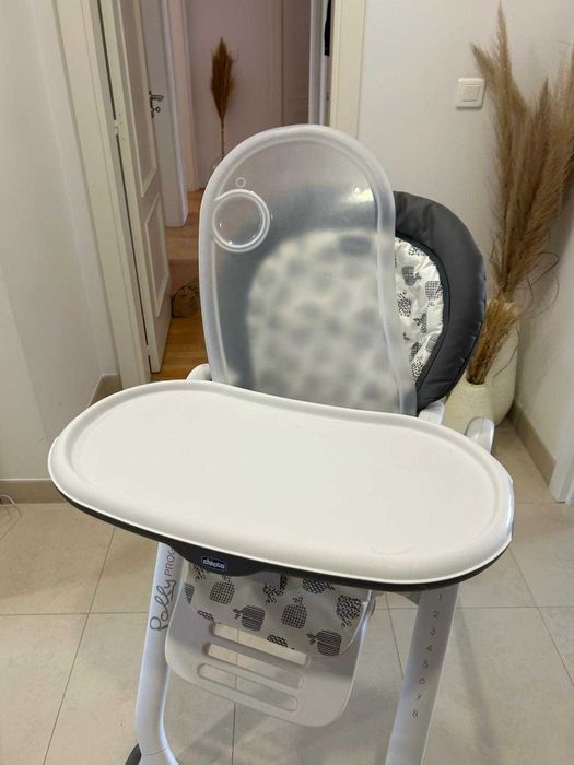 Cadeira de papa Chicco Polly 5 + redutor bebé + arco de brinquedos