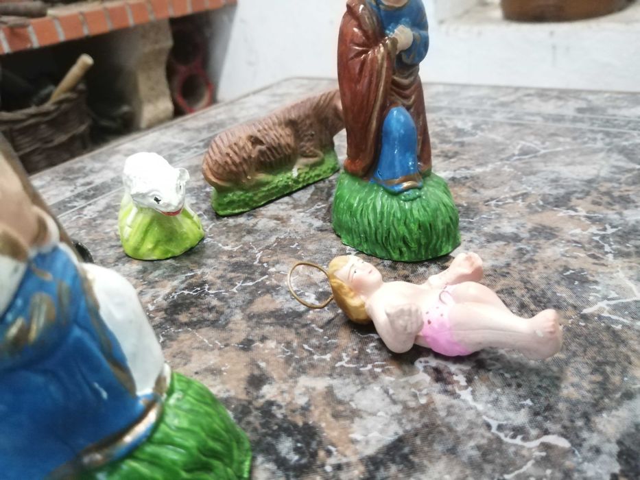 conj peças de presepio , ver fotos