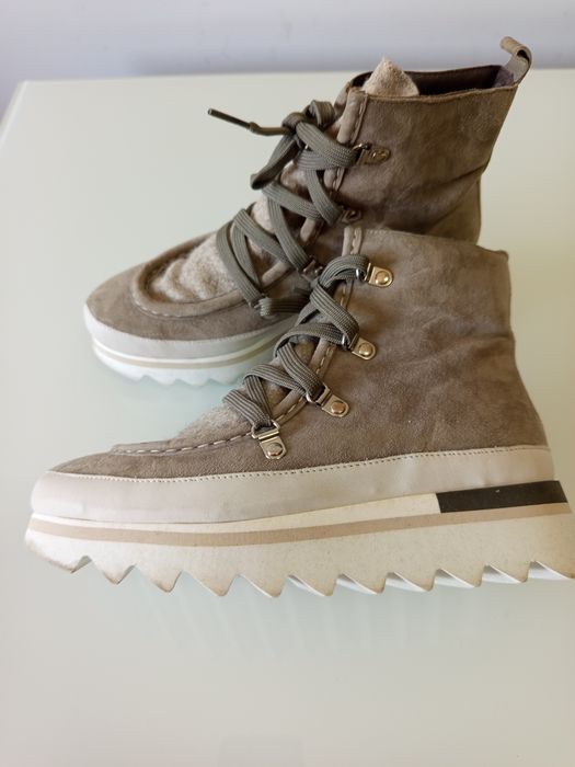 Botas senhora cor verde