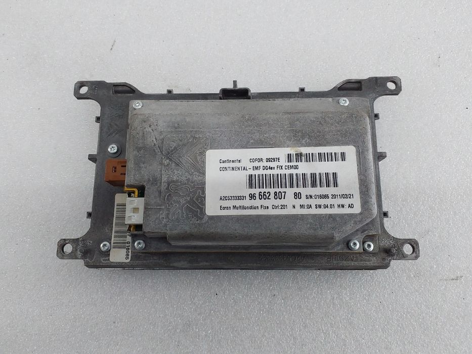 Display / ecrã de informações PEUGEOT 508 SW