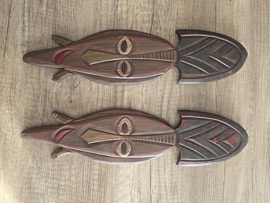 Figuras Áfricanas de Madeira