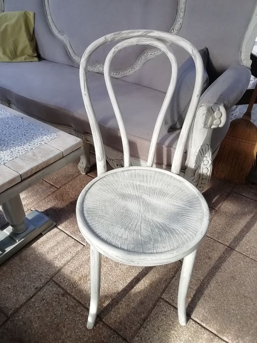 Krzesła Fameg Radomsko bukowe gięte wzór