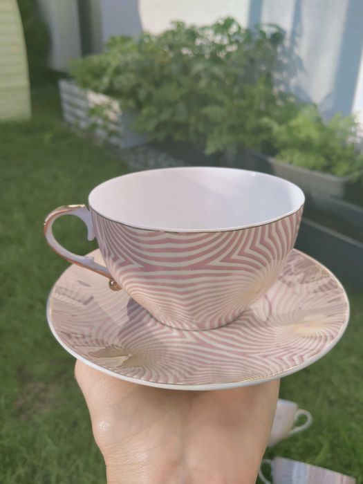 Serwis kawowy porcelana japońska nowy