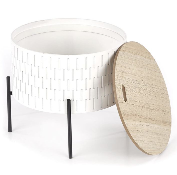 Журнальний столик SINTRA 35x35 Halmar Білий