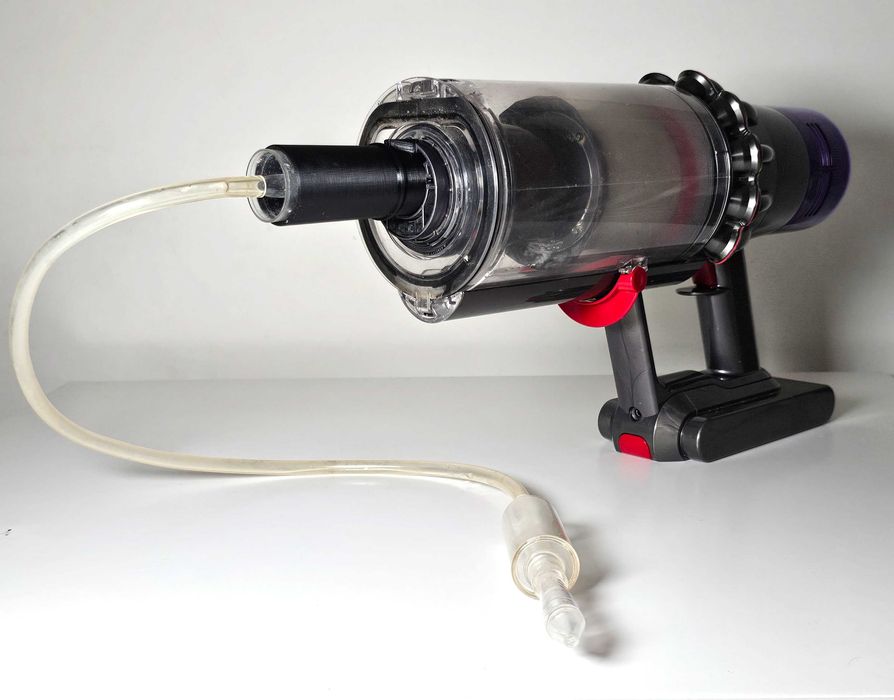 Nowy adaptor katarka do Dysona  dwukolorowy: czarno-niebieski