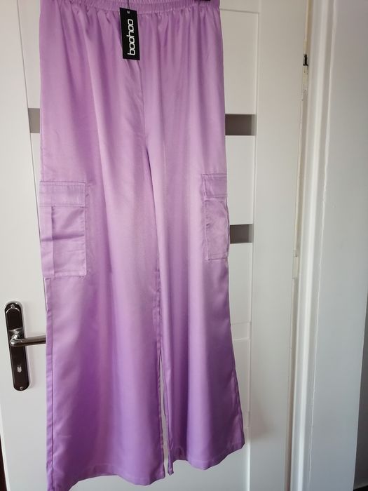 Spodnie damskie cargo Boohoo Tall 44 XXL