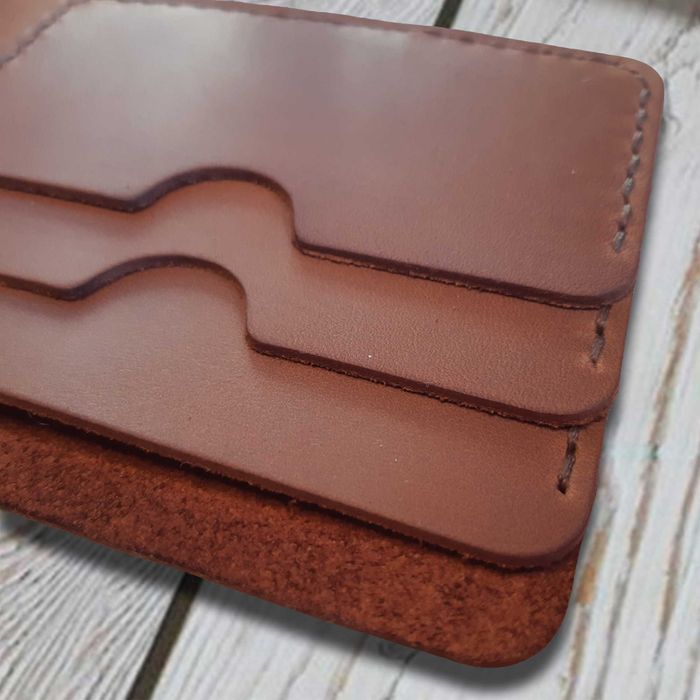 Prezent dla kibica Portfel z grawerem skórzany handmade
