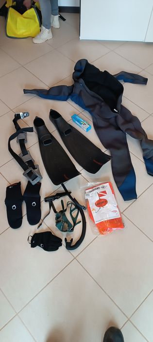 Conjunto pesca submarina