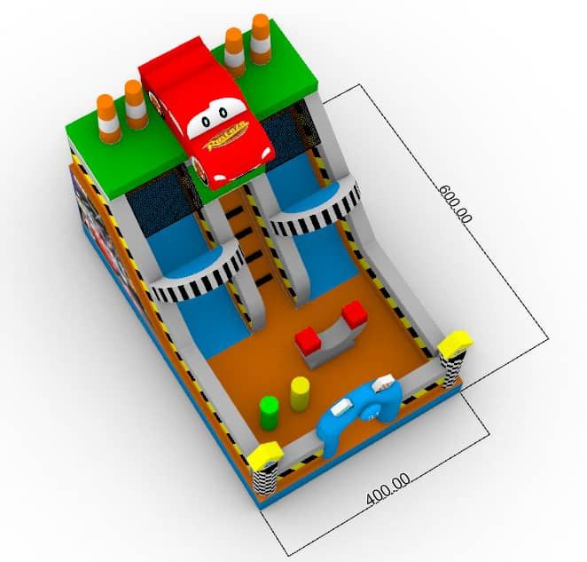 Insuflável Slide Carros (novo)