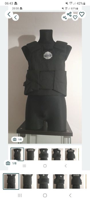 Pokrowiec kamizelki brytyjskiej policji