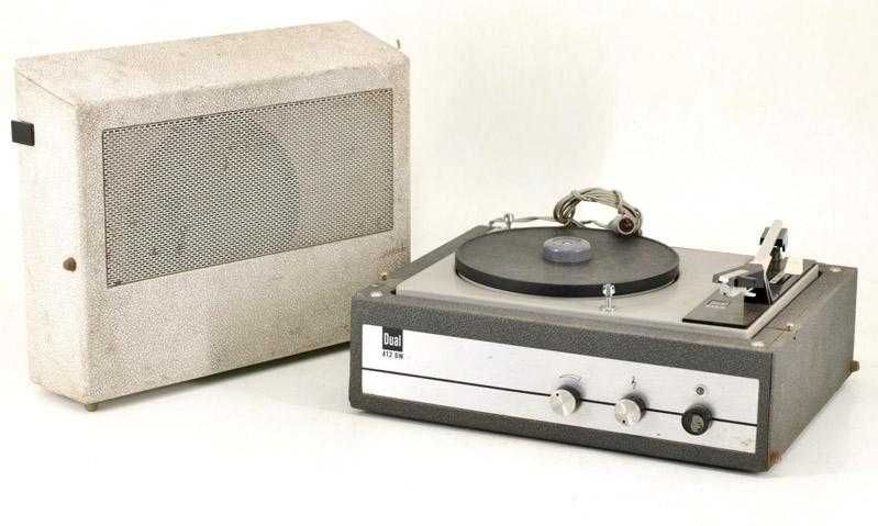 Gira discos portátil