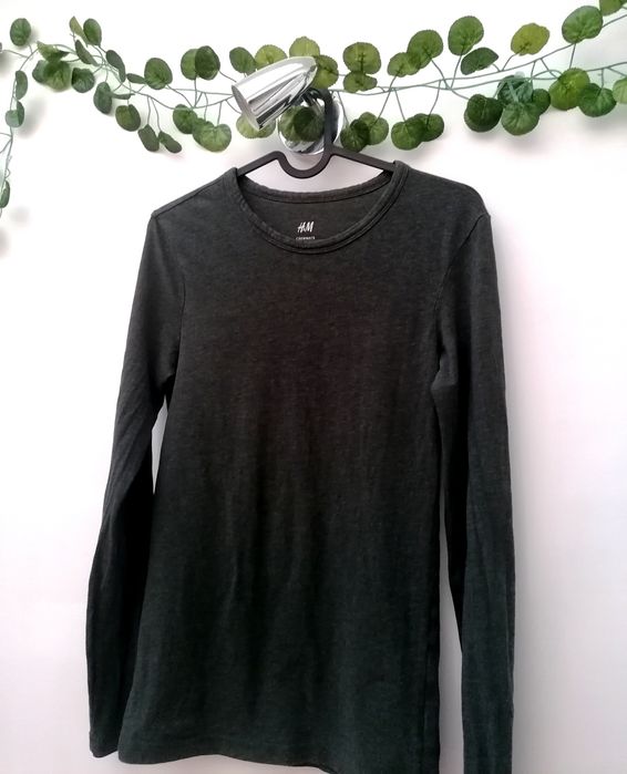 Camisola de Manga Comprida Verde Escura