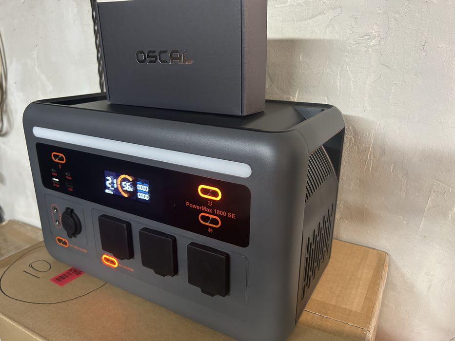 Наявність‼️‼️‼️ Зарядна станція OSCAL Powermax 1800W/1024Wh Lifepo4