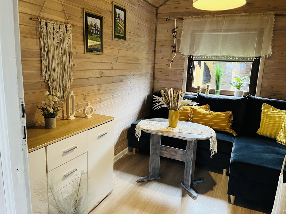 Domek Wiele na Kaszubach sauna balia Jezioro las