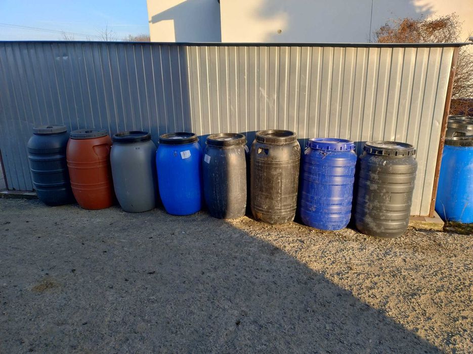 Beczki 200 litrów spożywcze. MIX kolorów!
