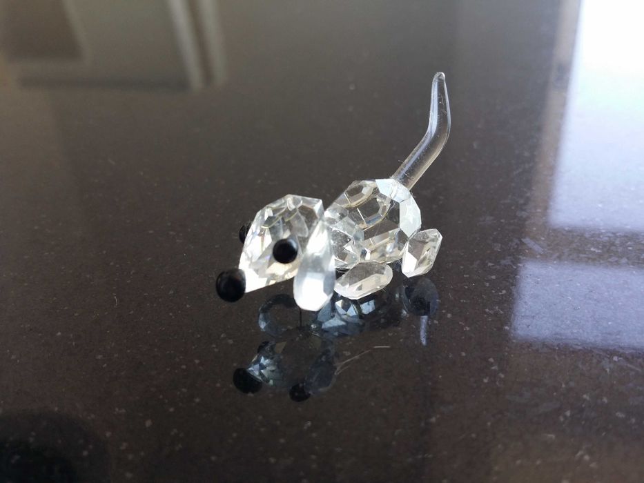 Decoração cão miniatura de cristal