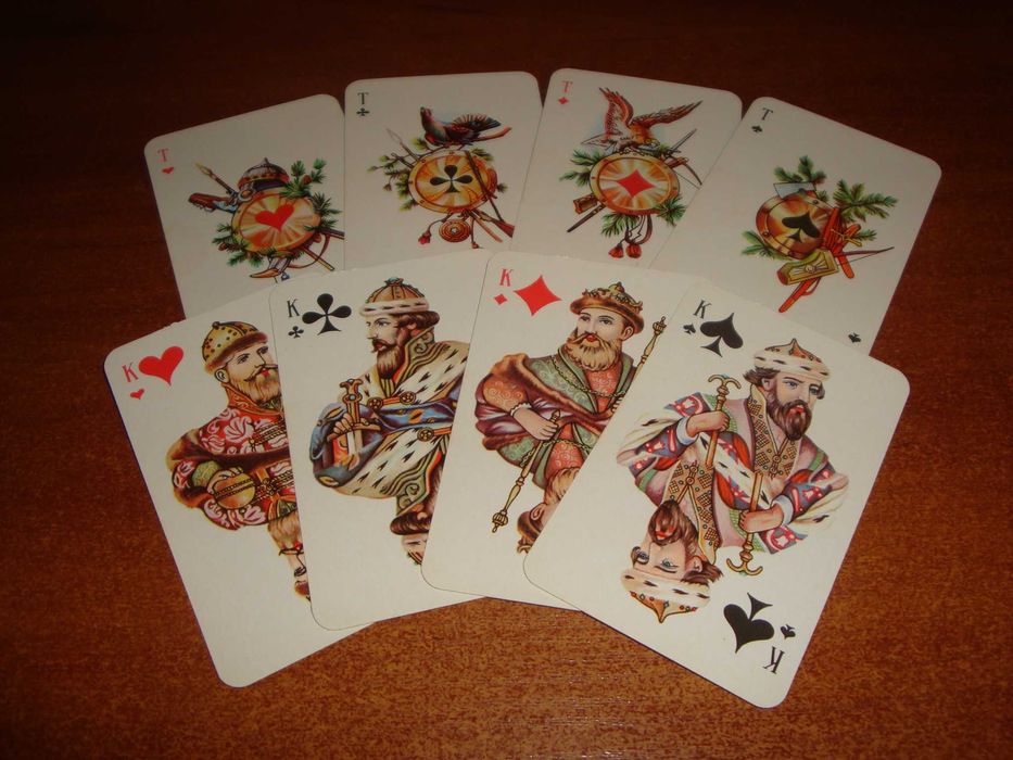 Игральные карты Русский стиль, 1992 г.