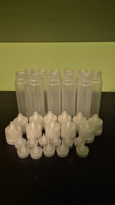 Butelki silikonowe 60ml 11szt, 30ml 5szt