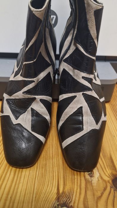 Kenzo Jungle botki skorzane 36