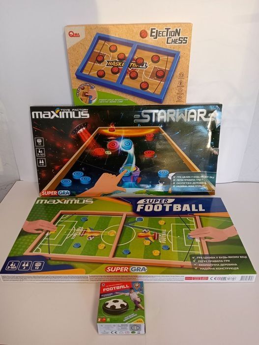 Ігри 3-9+ Магнітний бій, Монополія, Футбол, Бджілки, Пінгвін