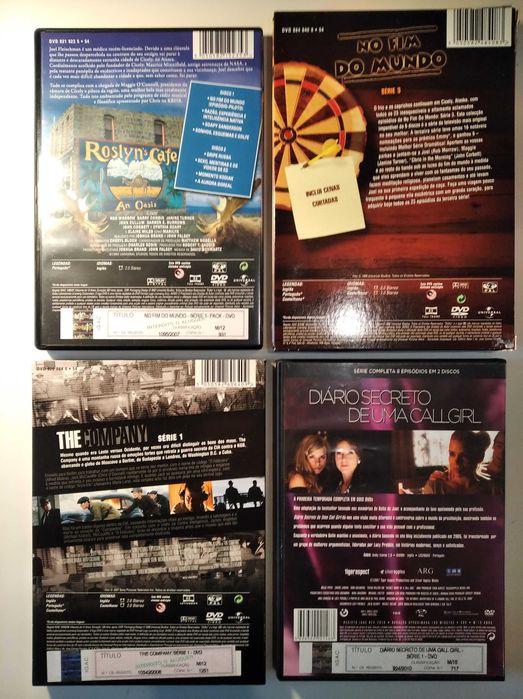 Séries DVD: No Fim do Mundo, The Company, Diário Secreto de Uma...