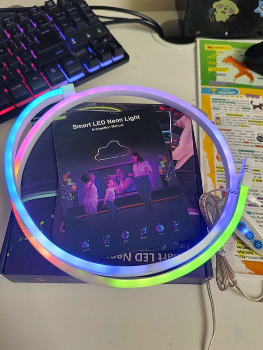 Taśma LED neon 1m aplikacja pilot