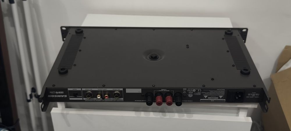 Wzmacniacz końcówka mocy Samson Servo 120a studyjny stereo rack