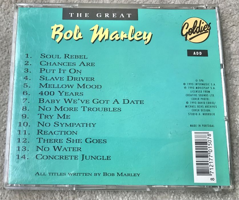 CD The Great Bob Marley