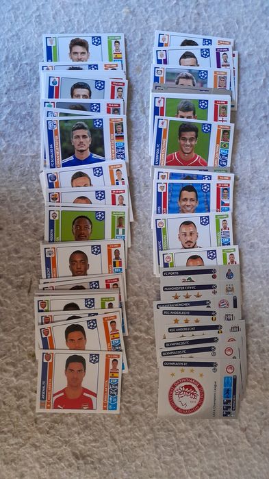 Cromos Panini UEFA Champions League 2011-12 e 2014-15