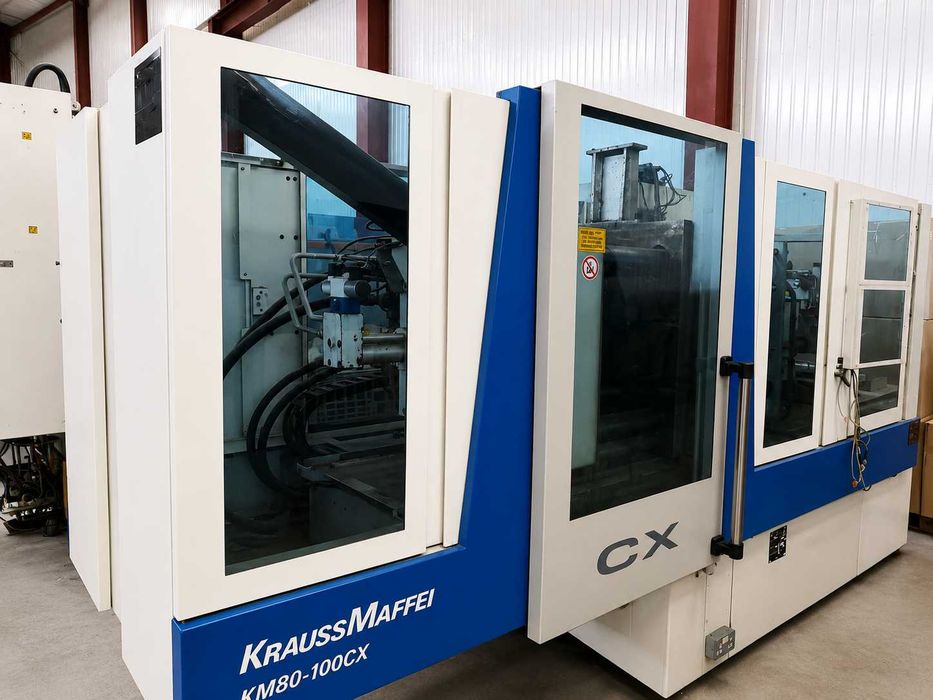 Krauss Maffei KM 80-380 CX — термопластавтомат 80 тонн