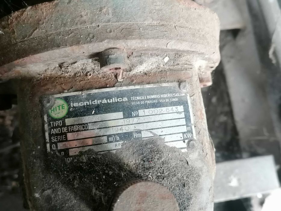 Motor de rega de 1977