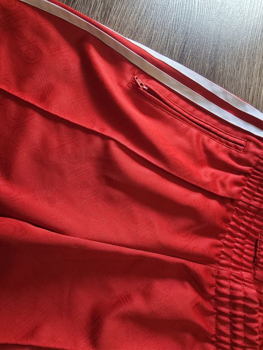 Spodnie dresowe dresy adidas XS 34 jak nowe czerwone